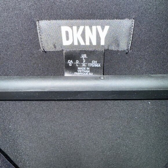 DKNY Black Sheer Sleeve Blouse - Picture 5 of 5